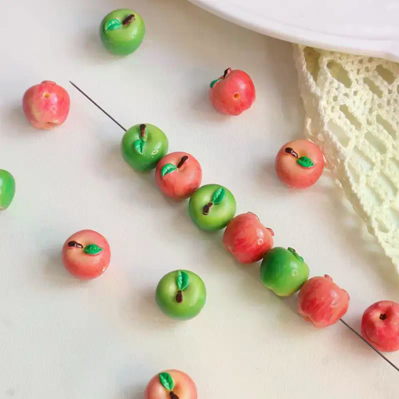 Resin Art Necklace - 5/10Pcs Art Supplies Cute Simulation 3D