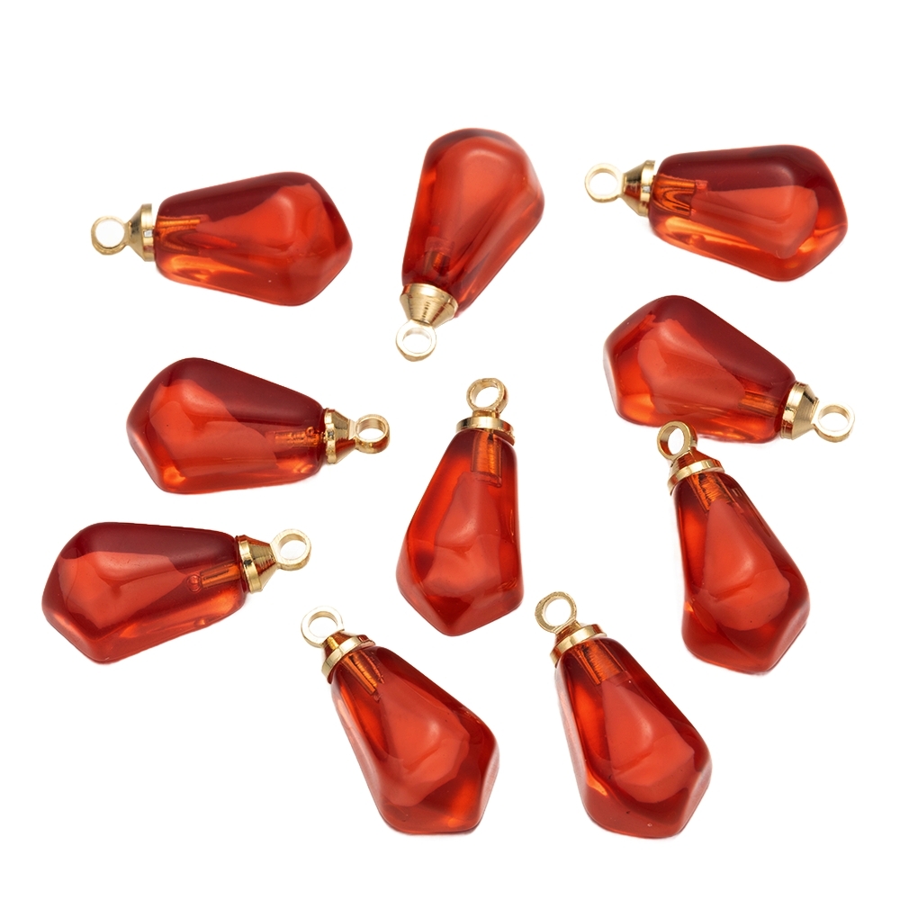 Resin Art Box - 10Pcs Resin Pomegranate Seed Food Charms