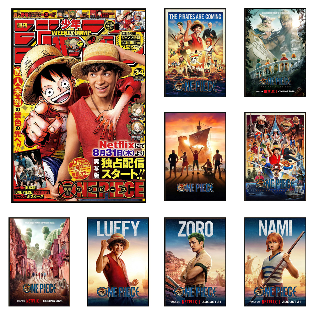 Resin Art On Wall - 2026 Pop Manga One Piece Live