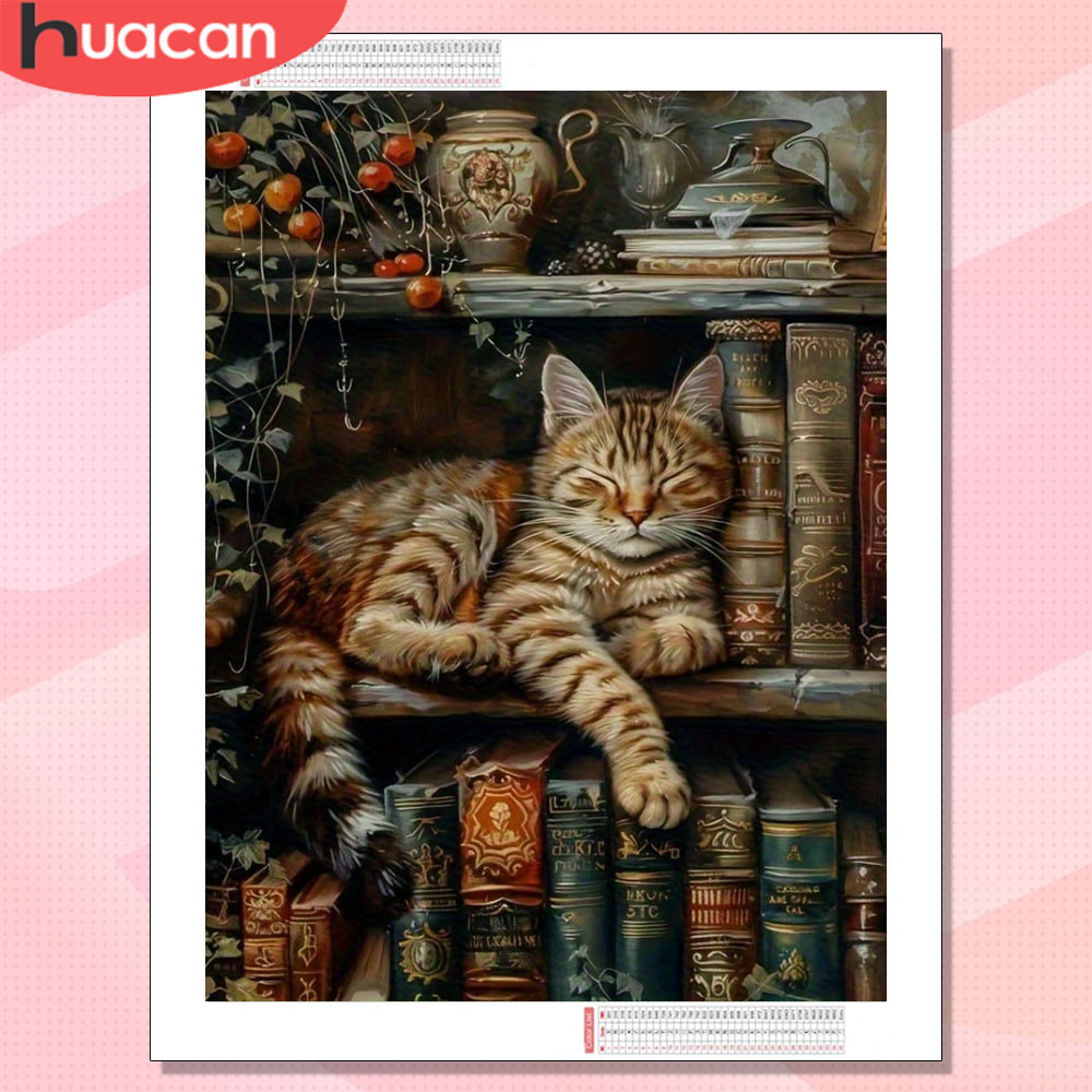 Resin Art For Sale - HUACAN Diamond Embroidery Sale Cat Animal
