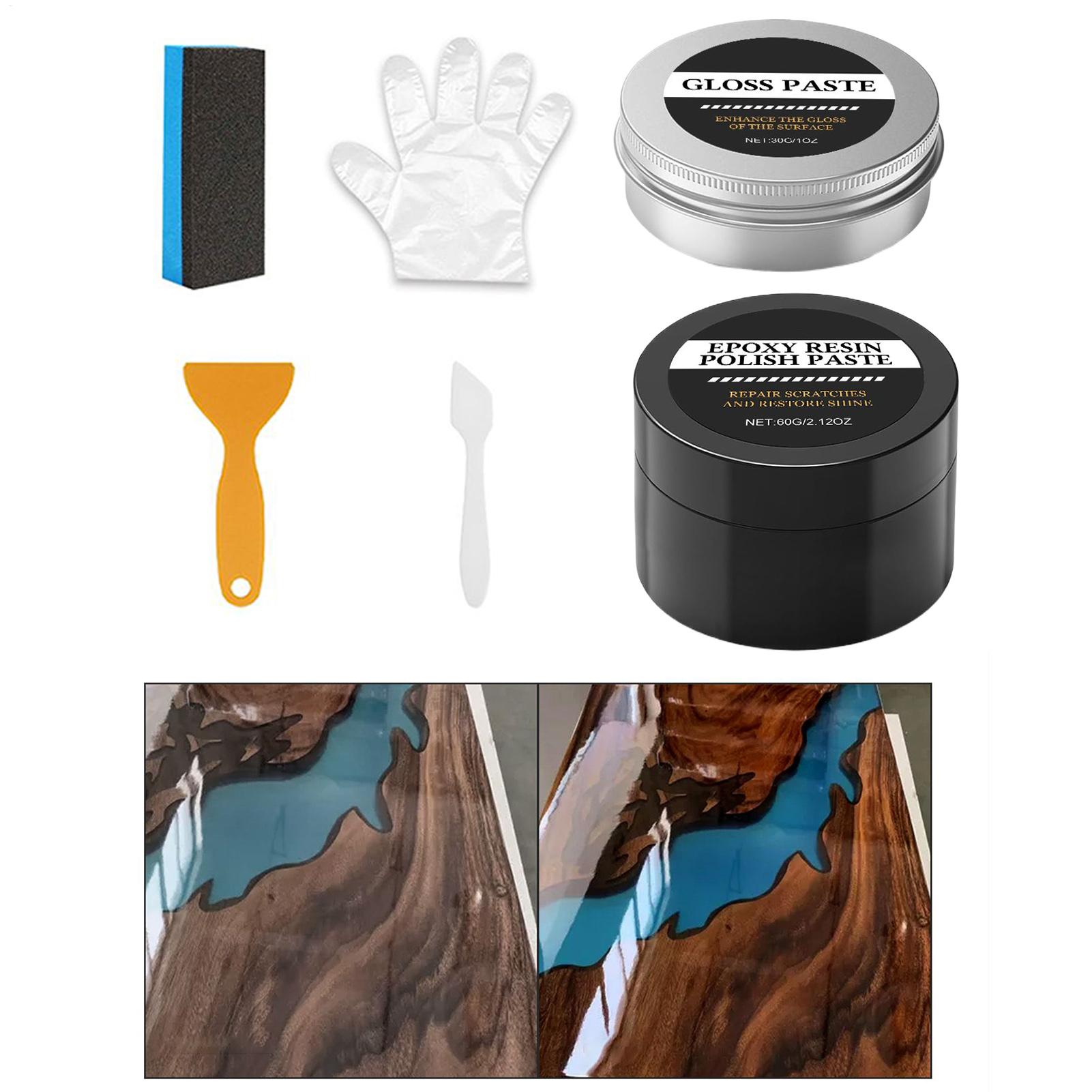 Resin Art For Beginners - Resin Polishing Kit Epoxy Resin Scratching