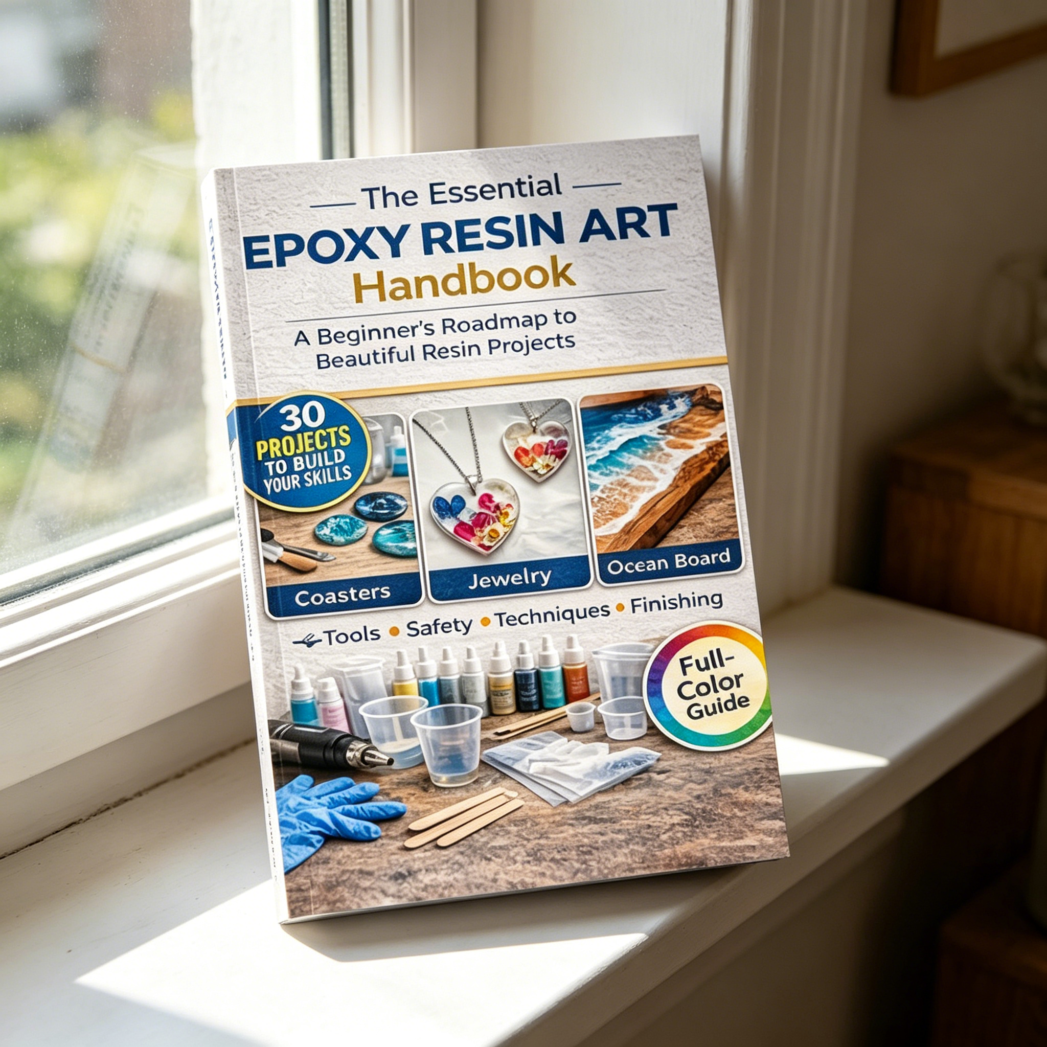 Resin Art Learning - Epoxy Resin Art Book Guide for
