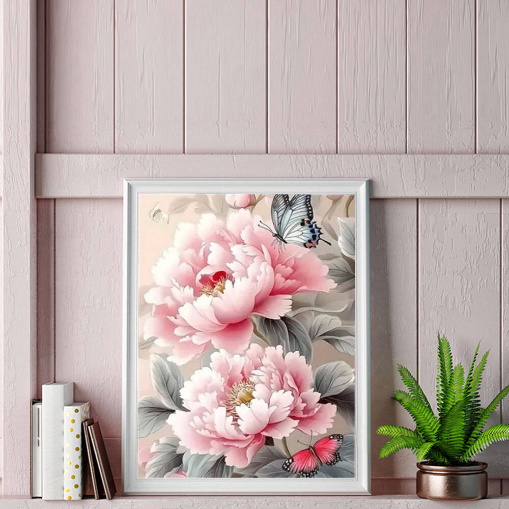 Resin Art For Sale - 5d Diamond Painting Art Pink Rose