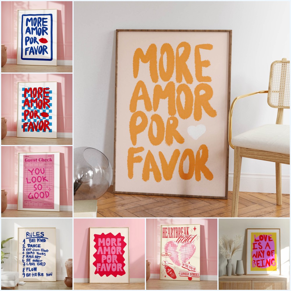 Resin Art Quotes - Maximalist More Amor Por Be Kind