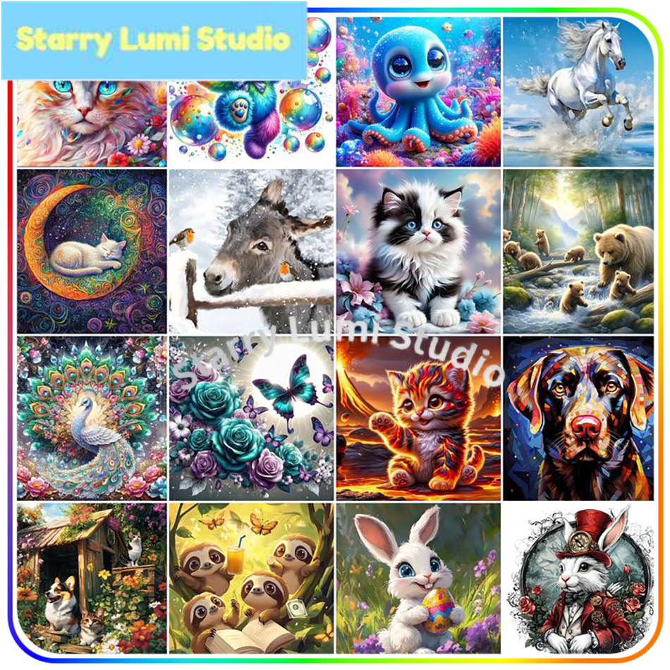 Resin Art For Beginners - Diamond Painting New Arrival Animals 5D