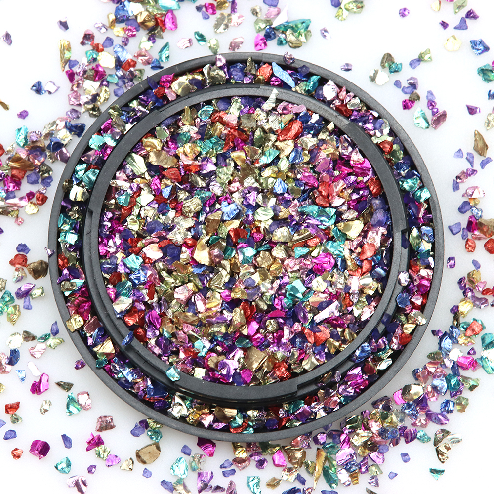 Multi color mixed nail 10g/Lot - огляд і ціна Resin Art Necklace