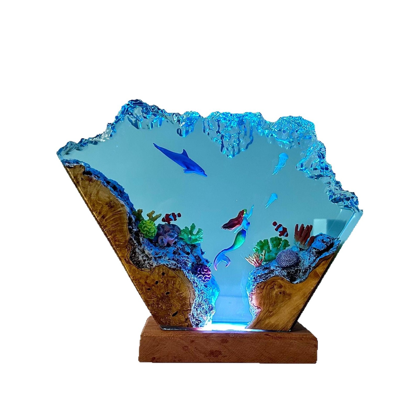 8 *5 Inches New Mermaid and Do - огляд і ціна Resin Art Design For Wedding
