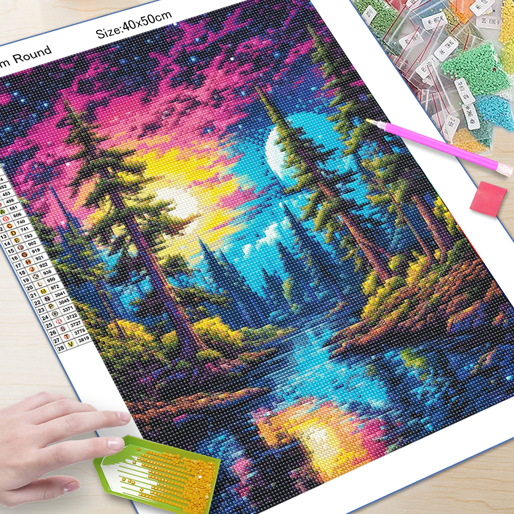 unframe 5D Diamond Art Paintin - огляд і ціна Resin Art On Wall
