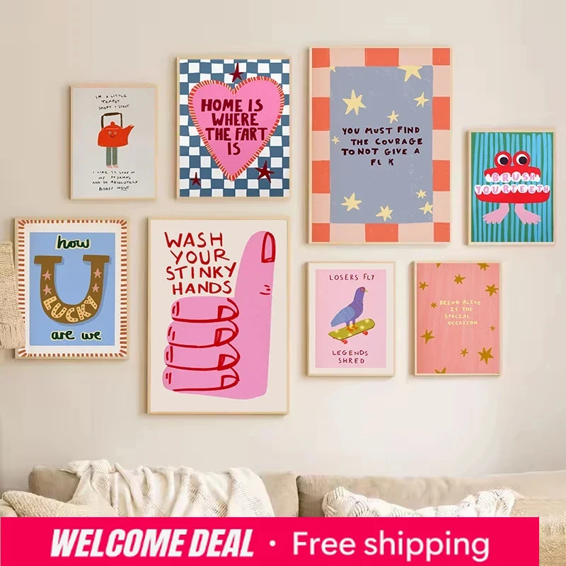 Colorful Humorous House Slogan - огляд і ціна Resin Art Quotes