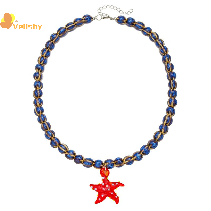 Bohemian Colorful Glaze Fish P - огляд і ціна Resin Art Necklace