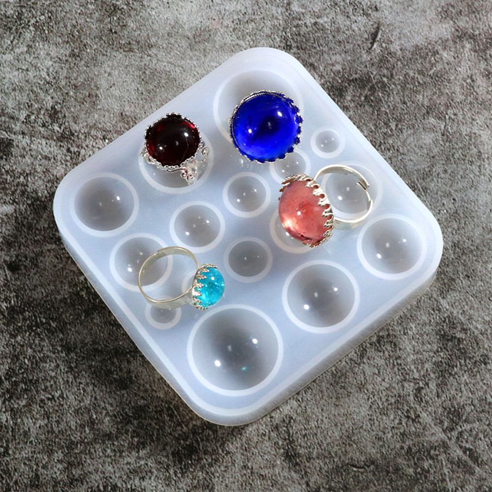 Round Cabochon Pendant Epoxy R - огляд і ціна Resin Art Jewellery
