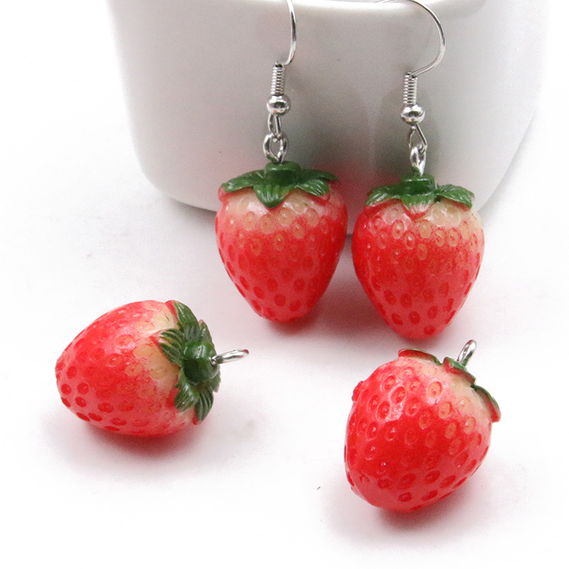 SG04 5pcs fun Cute charm Straw - огляд і ціна Resin Art Earrings Material