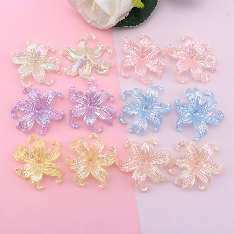 10-20Pcs Glitter Flowers Craft - огляд і ціна Resin Art Earrings Material