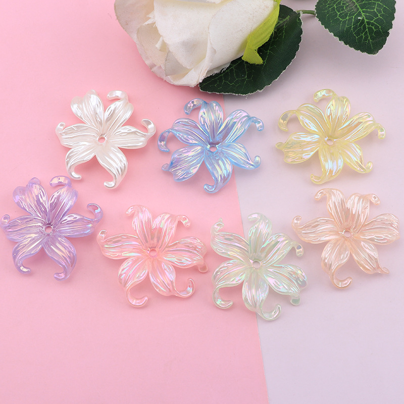 10-20Pcs Glitter Flowers Craft - огляд і ціна Resin Art Earrings Material