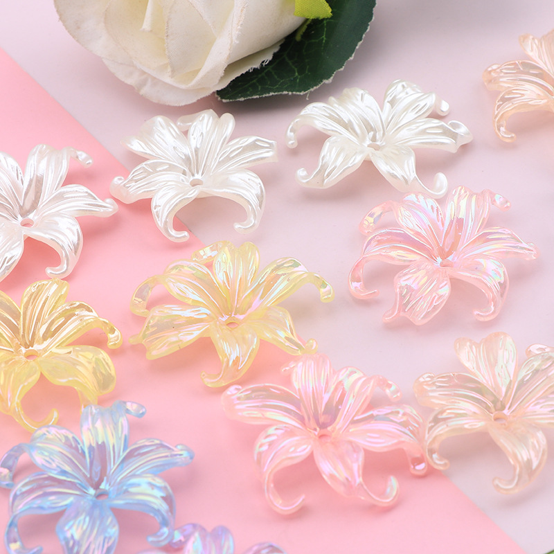 10-20Pcs Glitter Flowers Craft - огляд і ціна Resin Art Earrings Material