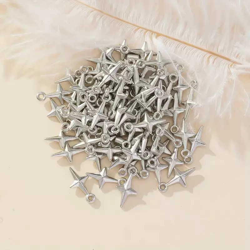 100pcs 16x8mm Charms Shining S - огляд і ціна Resin Art Box