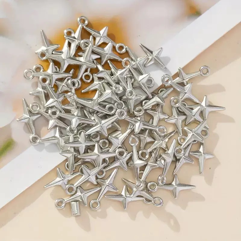 100pcs 16x8mm Charms Shining S - огляд і ціна Resin Art Box