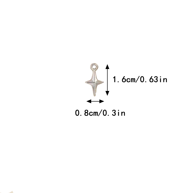 100pcs 16x8mm Charms Shining S - огляд і ціна Resin Art Box