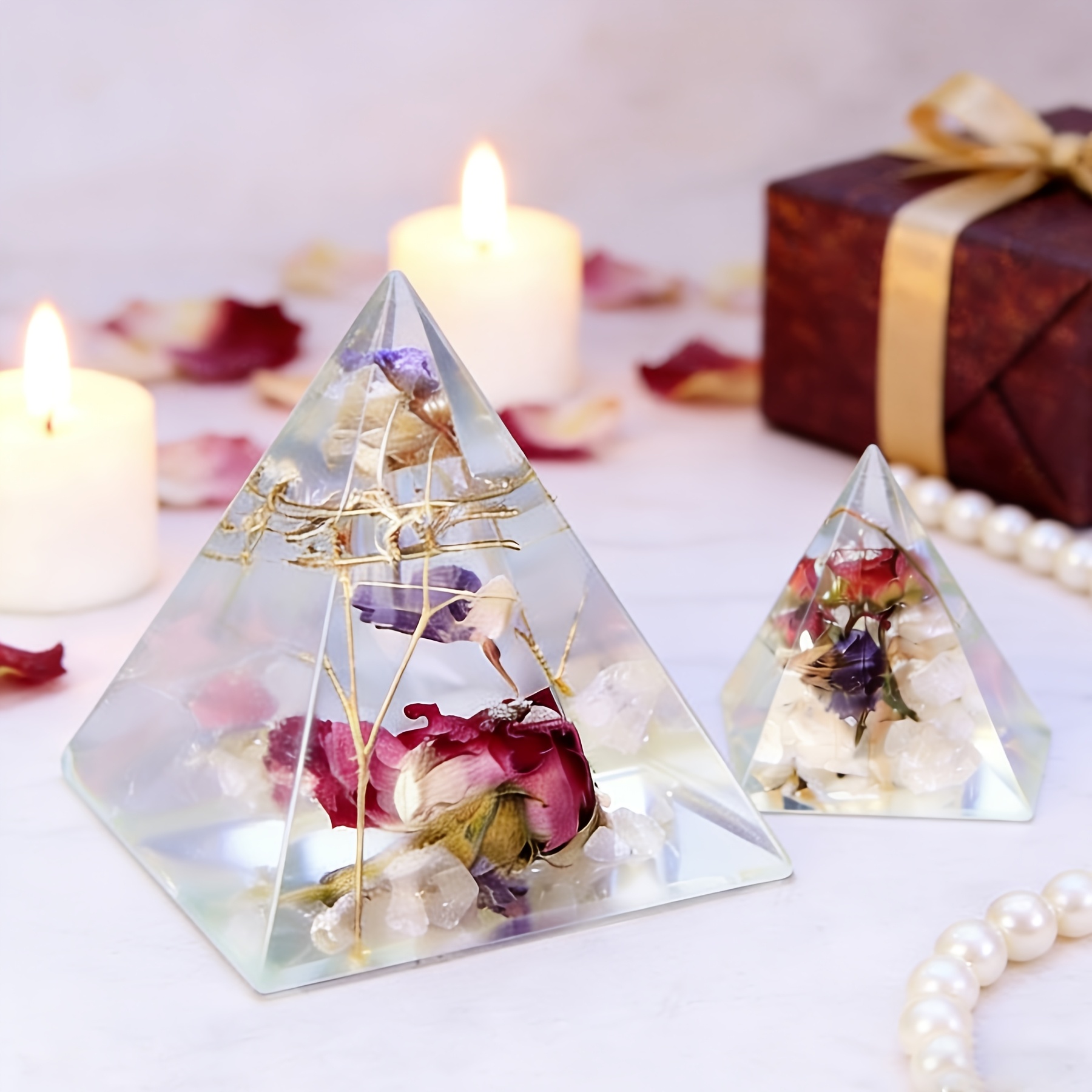 5pc- Pyramid resin molds of va - огляд і ціна Resin Art Jewellery