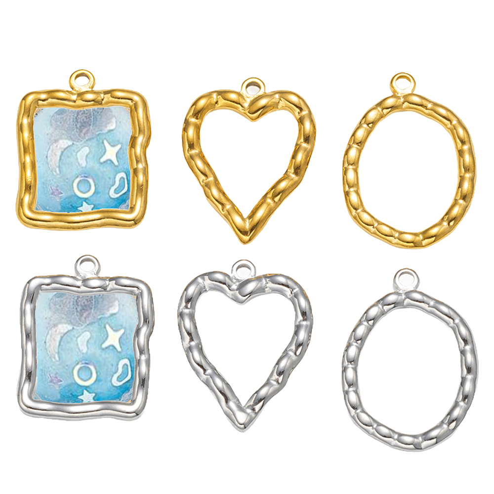 5pcs Stainless Steel Heart Rou - огляд і ціна Resin Art Box