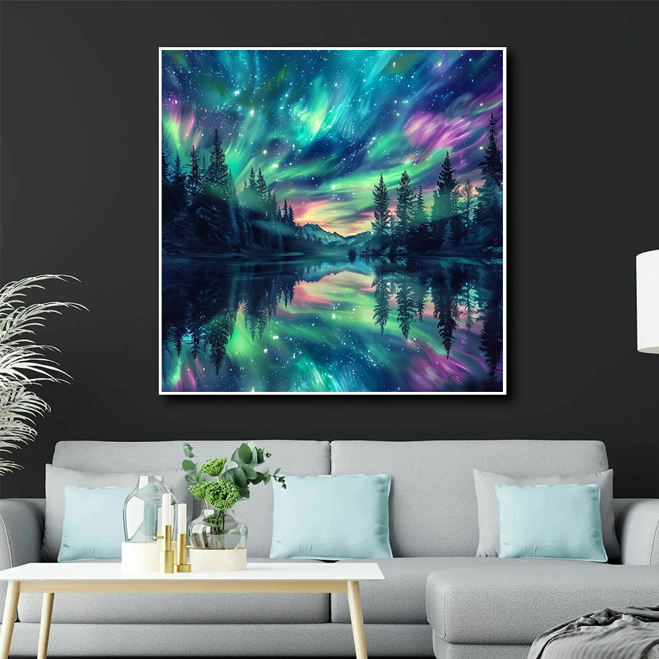 Frameless, DIY Diamond Paintin - огляд і ціна Resin Art On Wall