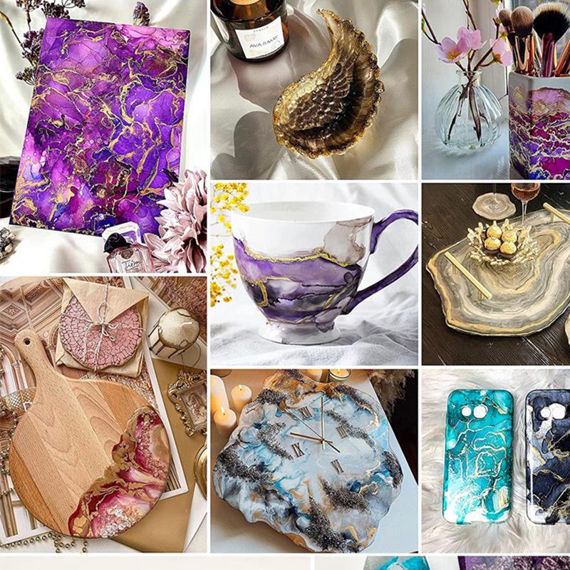 1 Set Resin Pigment Kit Art In - огляд і ціна Resin Art Jewellery