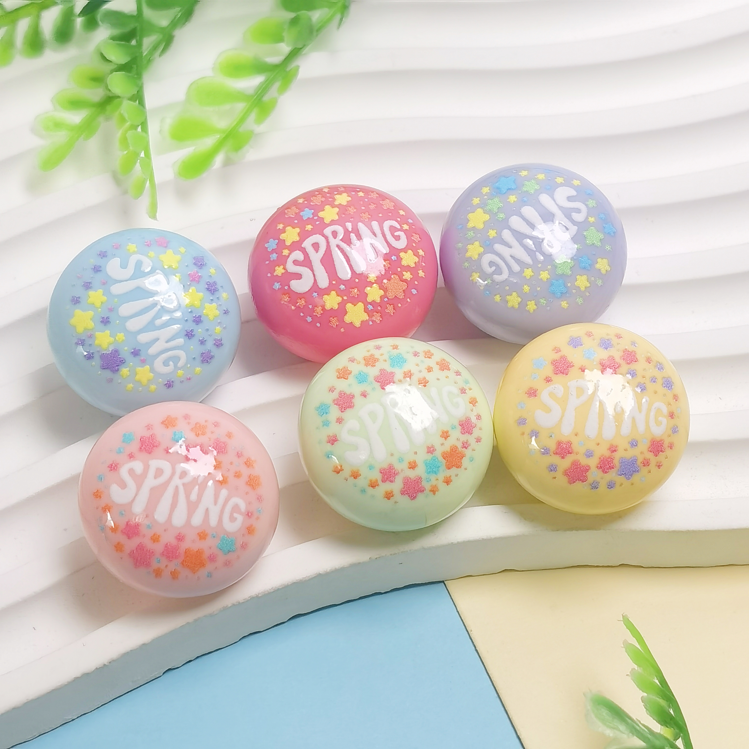 Circular Planar Resin Charms F - огляд і ціна Resin Art Earrings Material