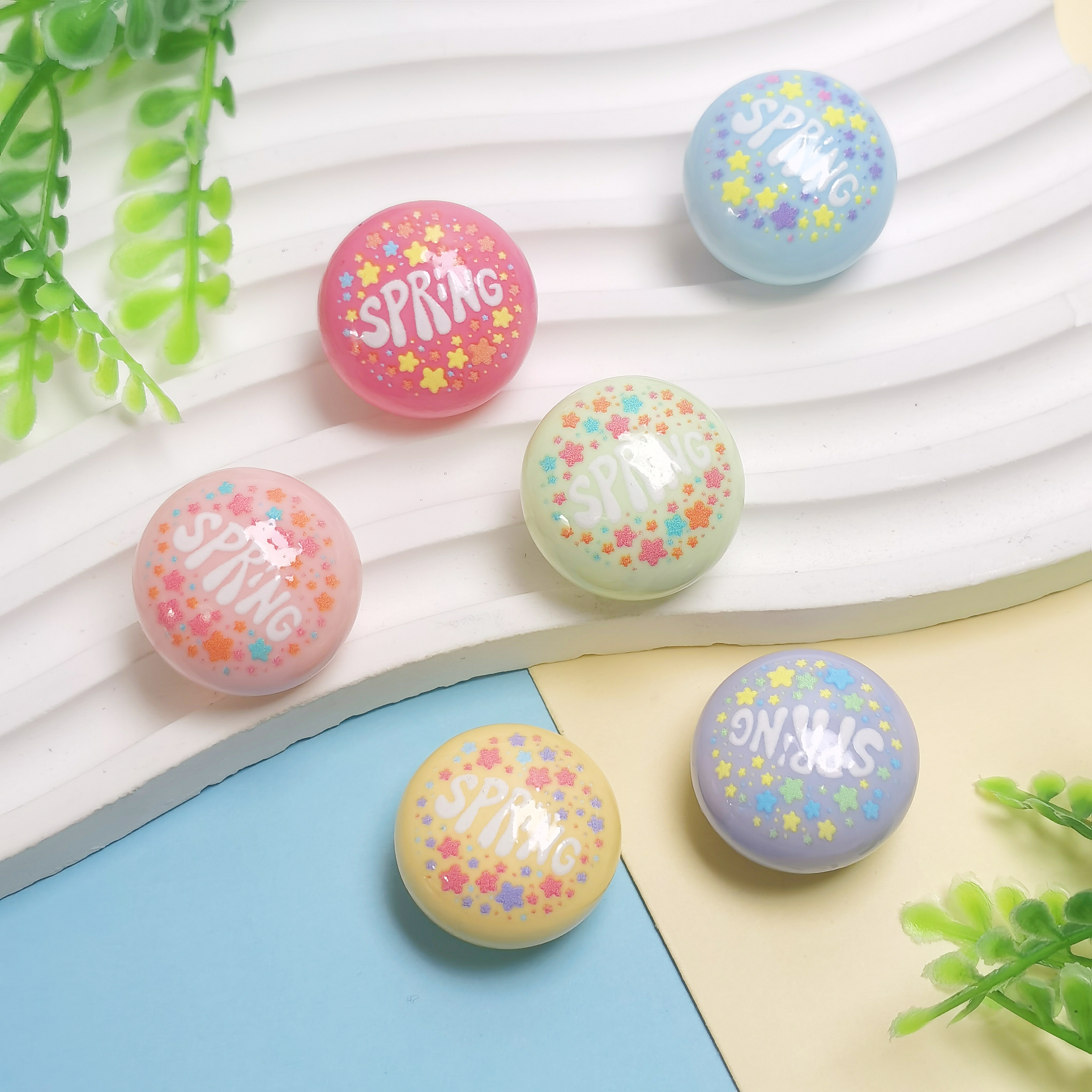 Circular Planar Resin Charms F - огляд і ціна Resin Art Earrings Material