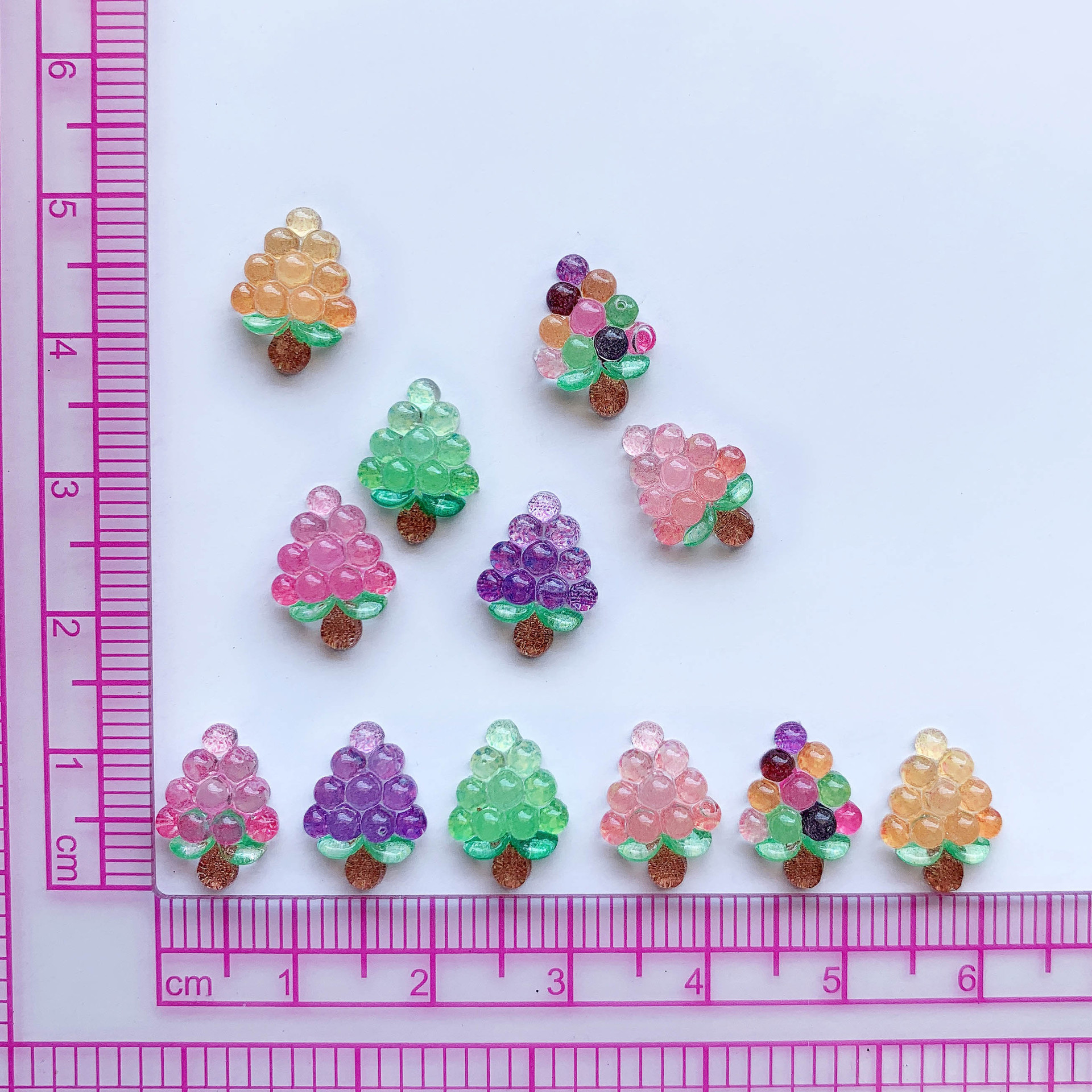 50pcs Nail Art Ice Through Gra - огляд і ціна Resin Art Earrings Material