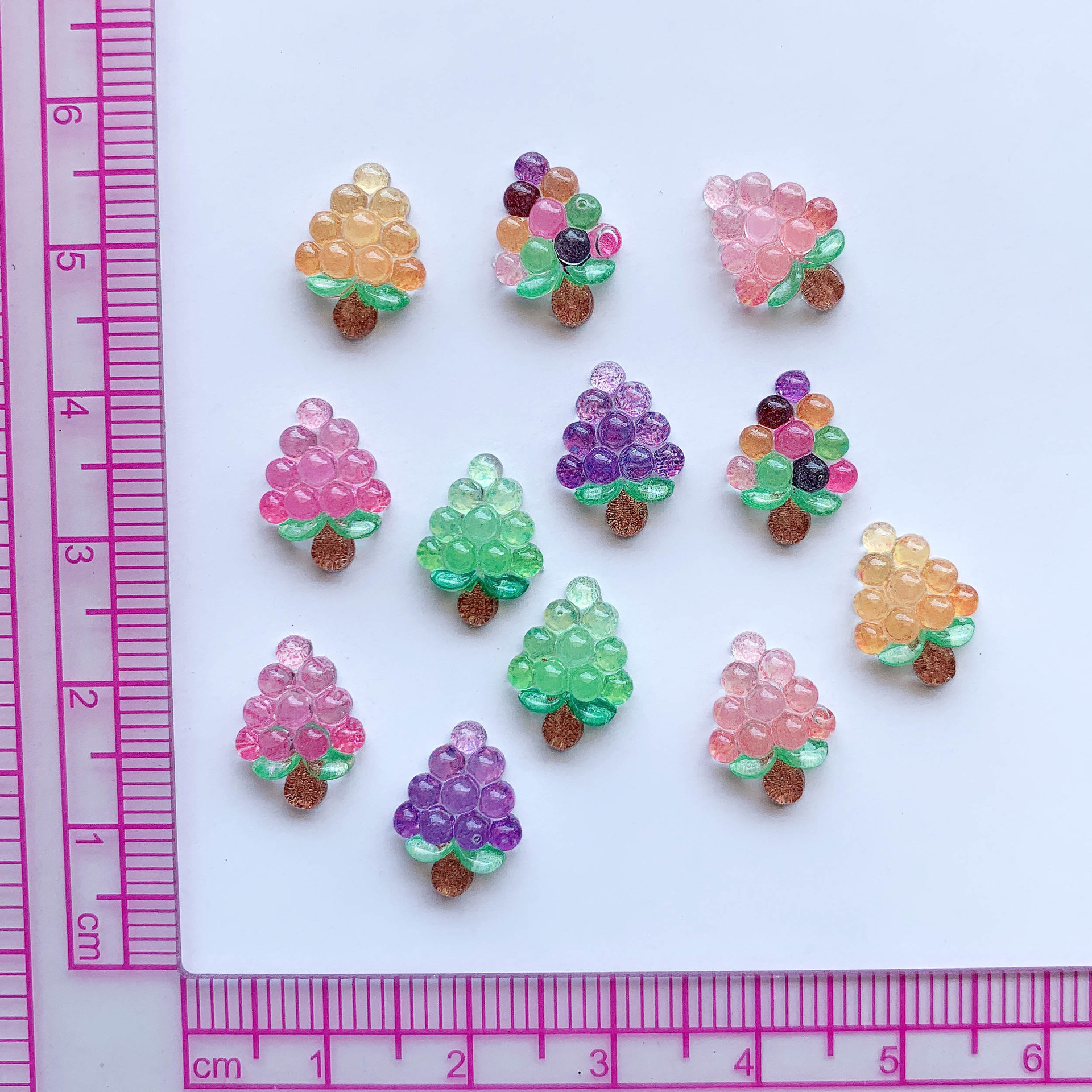 50pcs Nail Art Ice Through Gra - огляд і ціна Resin Art Earrings Material