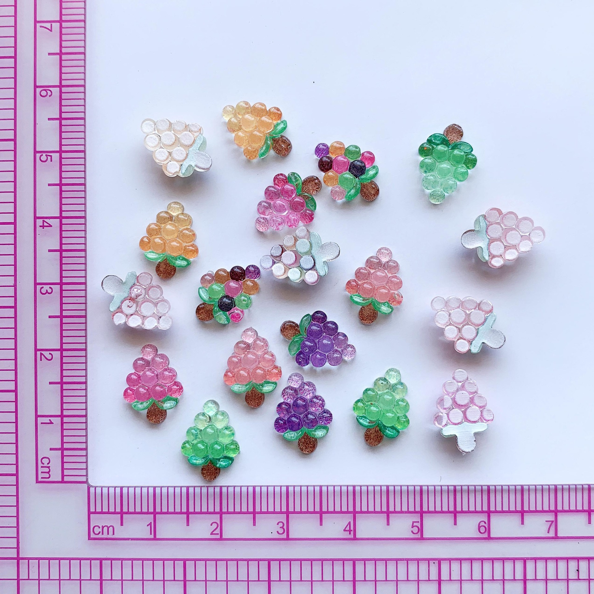50pcs Nail Art Ice Through Gra - огляд і ціна Resin Art Earrings Material