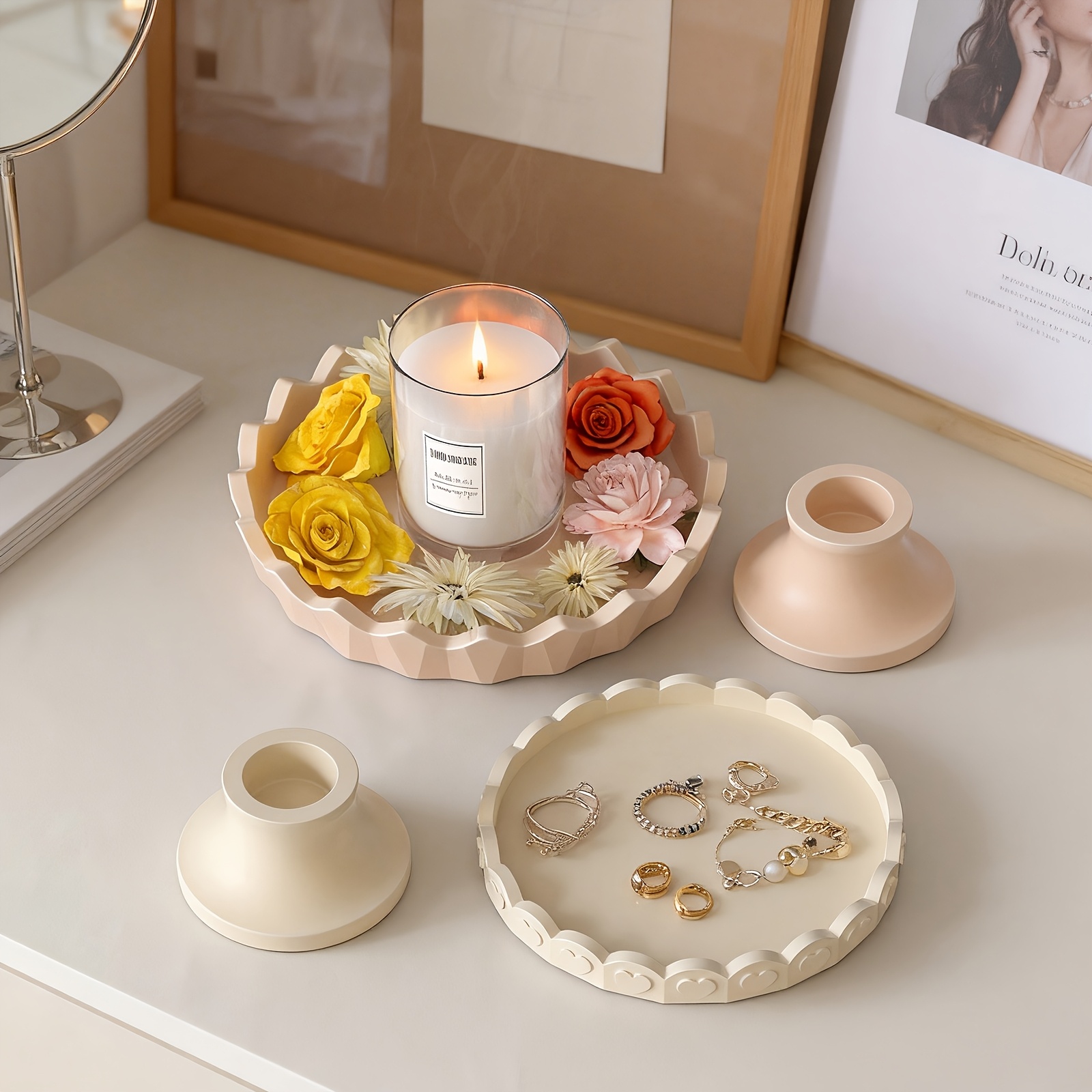2pcs Silicone Tray Mold Set, R - огляд і ціна Resin Art Jewellery