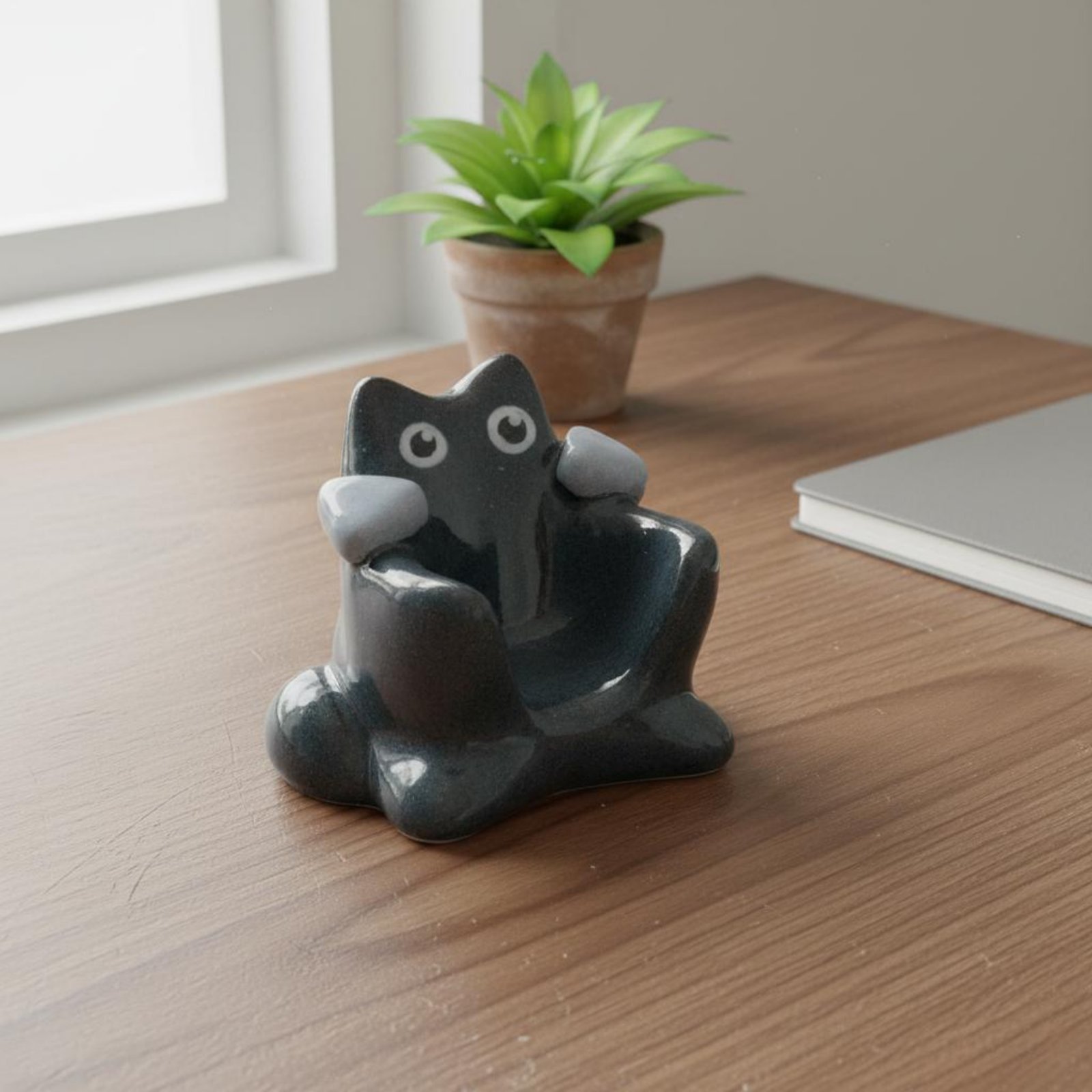 Black Cat Dice Holder Distinct - огляд і ціна Resin Art Decor