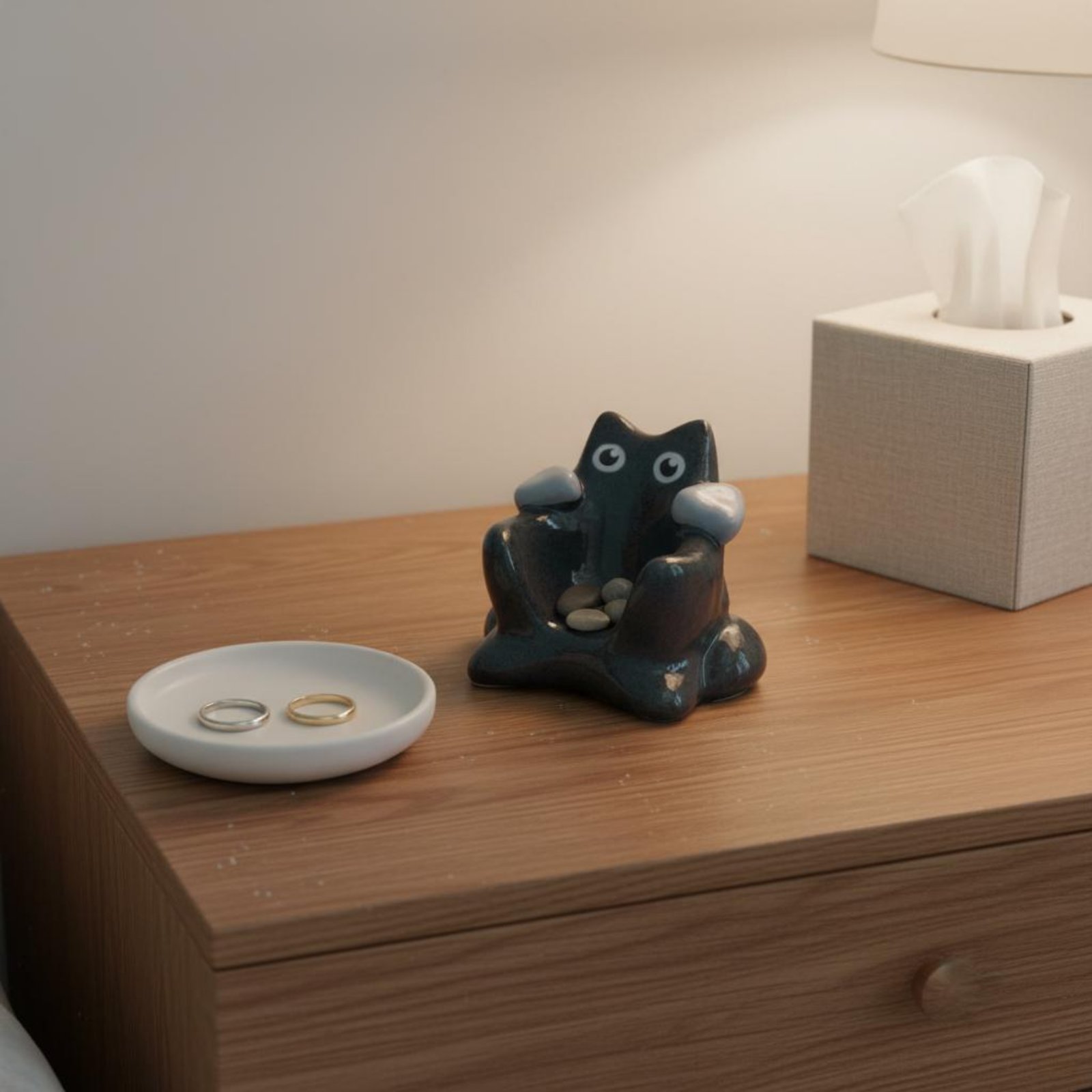 Black Cat Dice Holder Distinct - огляд і ціна Resin Art Decor