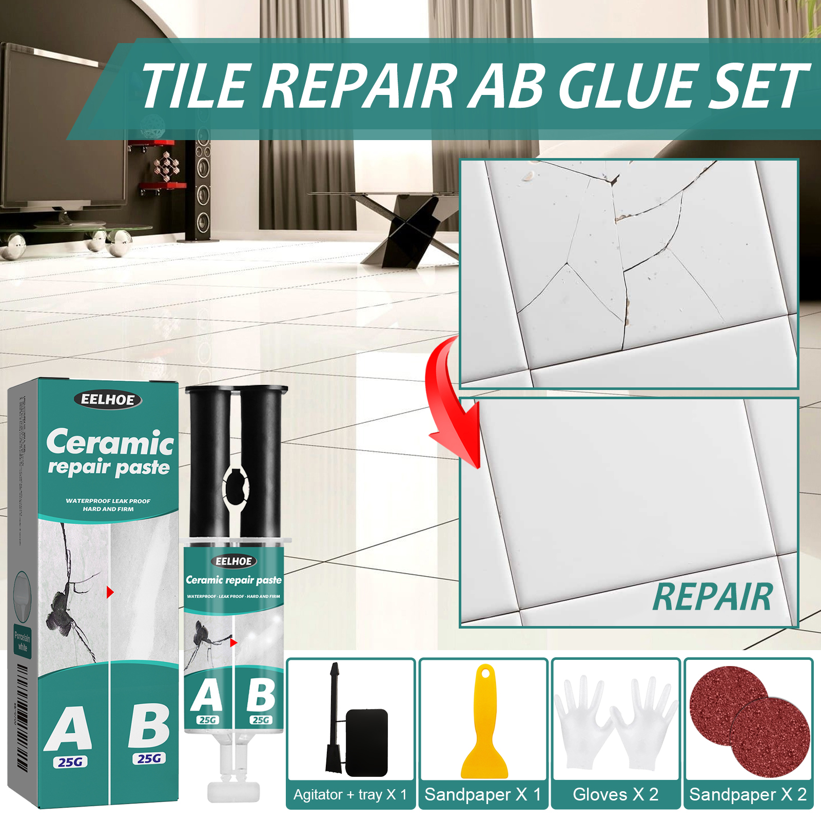Professional Tile Marble Repai - огляд і ціна Epoxy Resin Ab