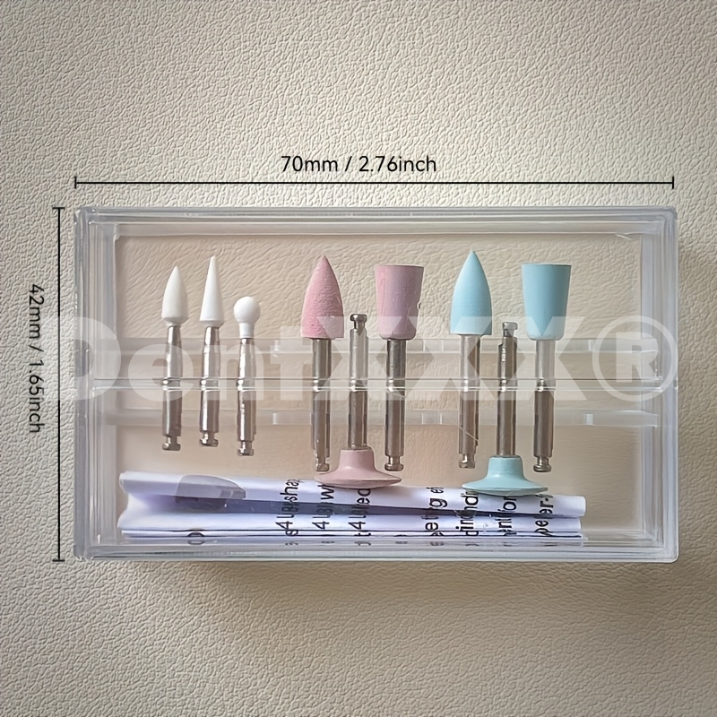 9 PCS/Box Silicone Grinding He - огляд і ціна Resin Art Case