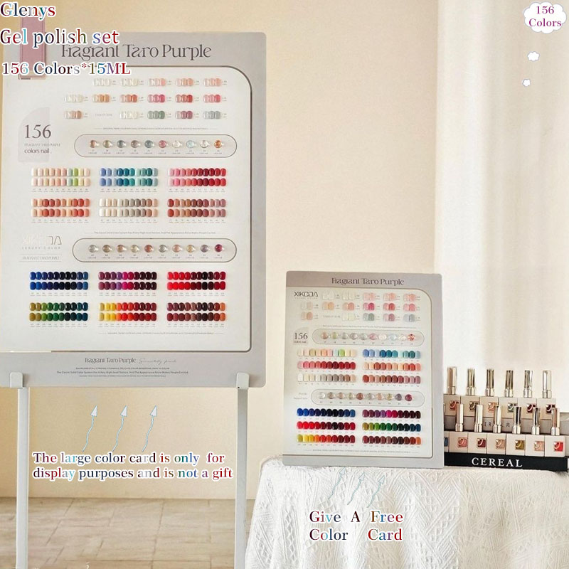 Glenys 156 pieces * 15ml nail  - огляд і ціна Resin Art Learning