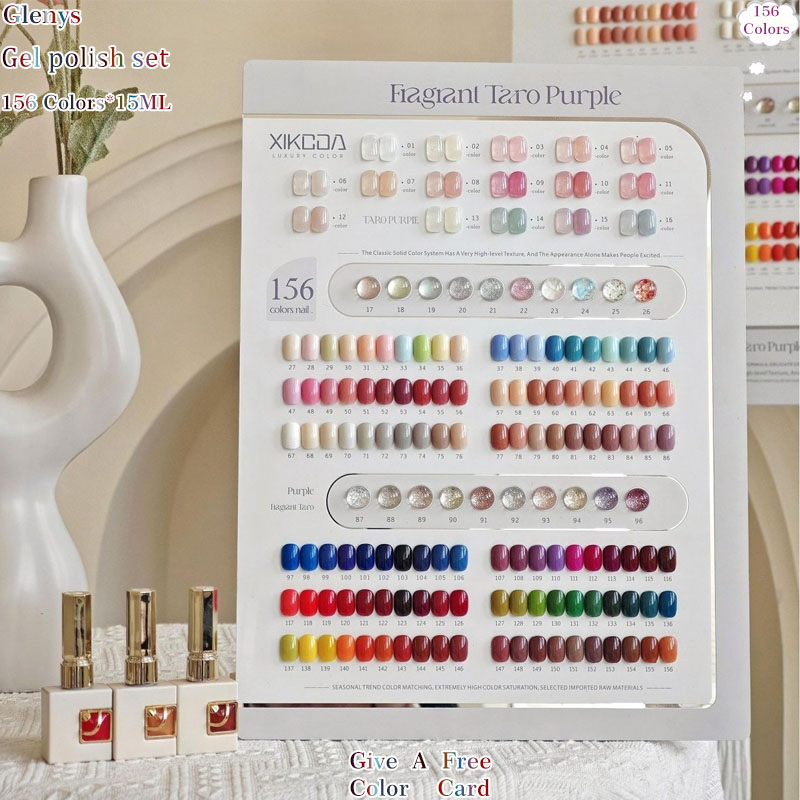 Glenys 156 pieces * 15ml nail  - огляд і ціна Resin Art Learning