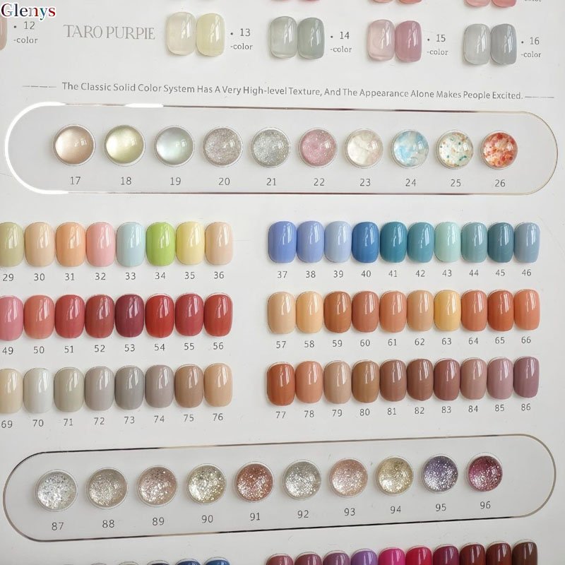 Glenys 156 pieces * 15ml nail  - огляд і ціна Resin Art Learning