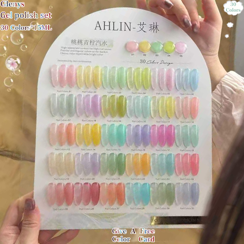Glenys 30 color nail polish gl - огляд і ціна Resin Art Learning