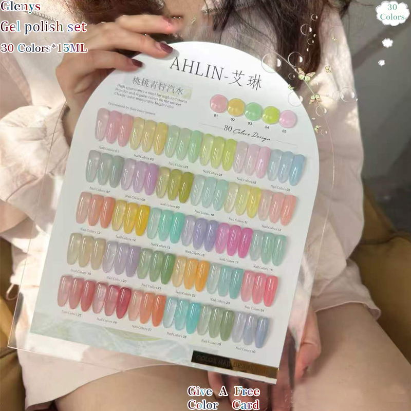 Glenys 30 color nail polish gl - огляд і ціна Resin Art Learning