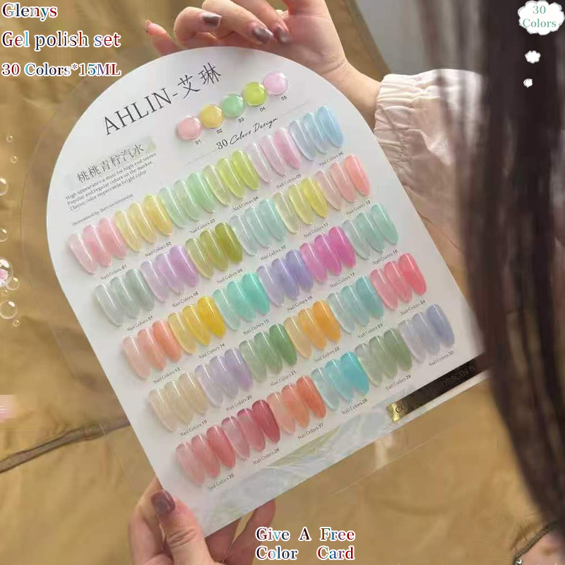 Glenys 30 color nail polish gl - огляд і ціна Resin Art Learning