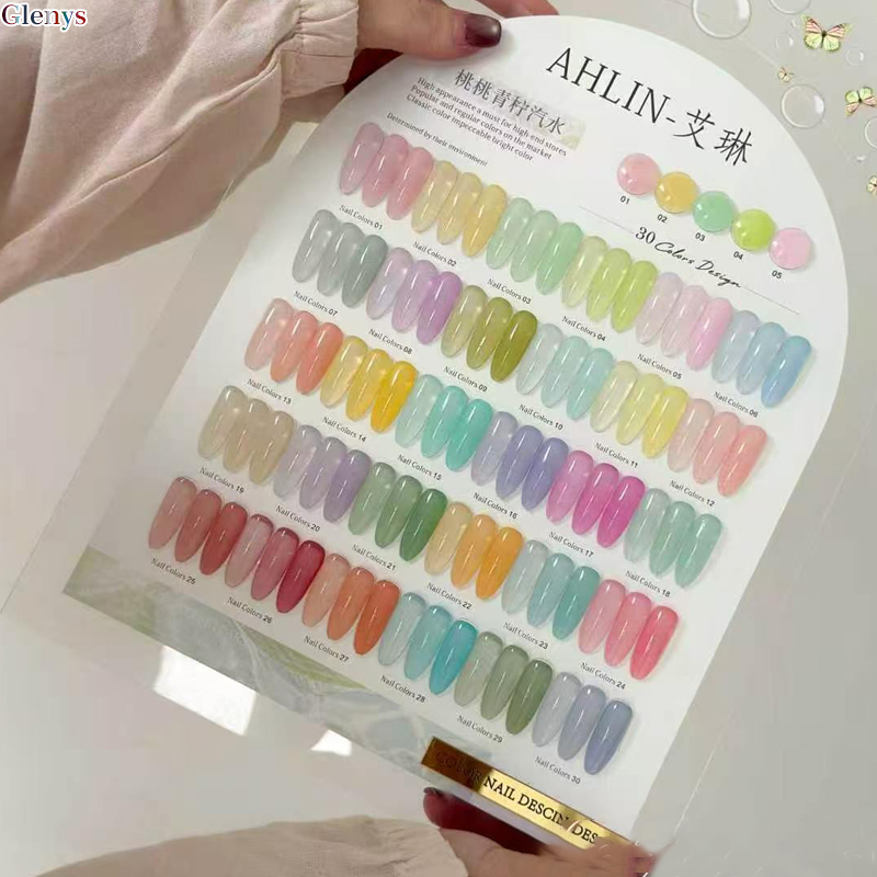 Glenys 30 color nail polish gl - огляд і ціна Resin Art Learning