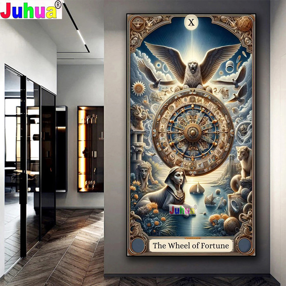 The Wheel of Fortune Tarot Car - огляд і ціна Resin Art Meaning