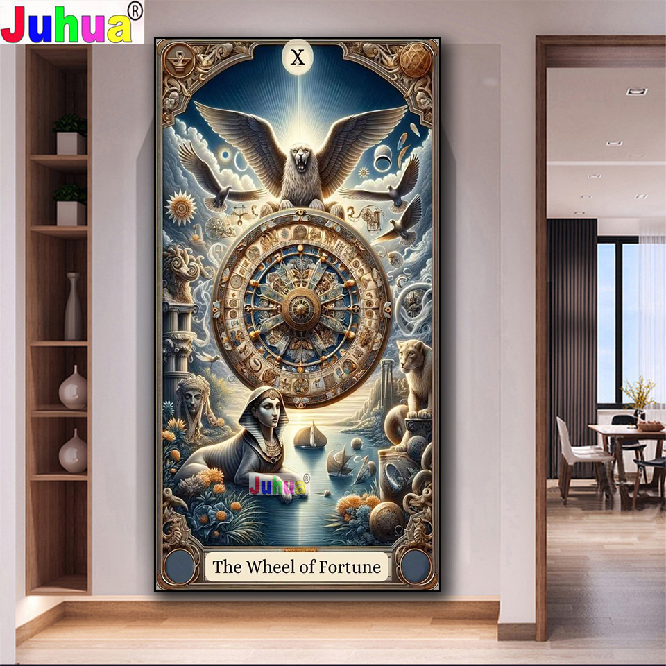 The Wheel of Fortune Tarot Car - огляд і ціна Resin Art Meaning