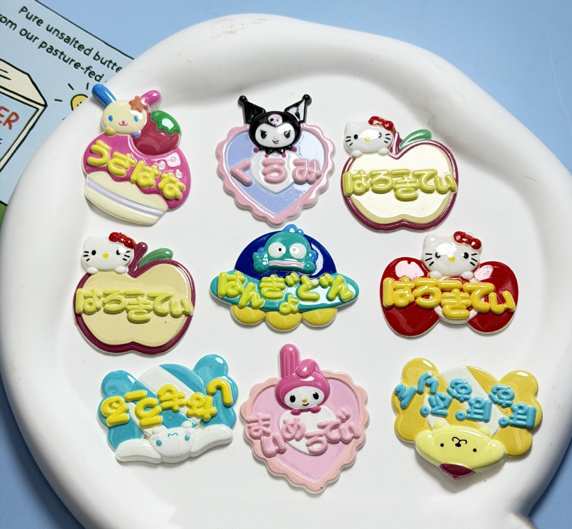 10PCS Cute Character Resin Cab - огляд і ціна Resin Art Case