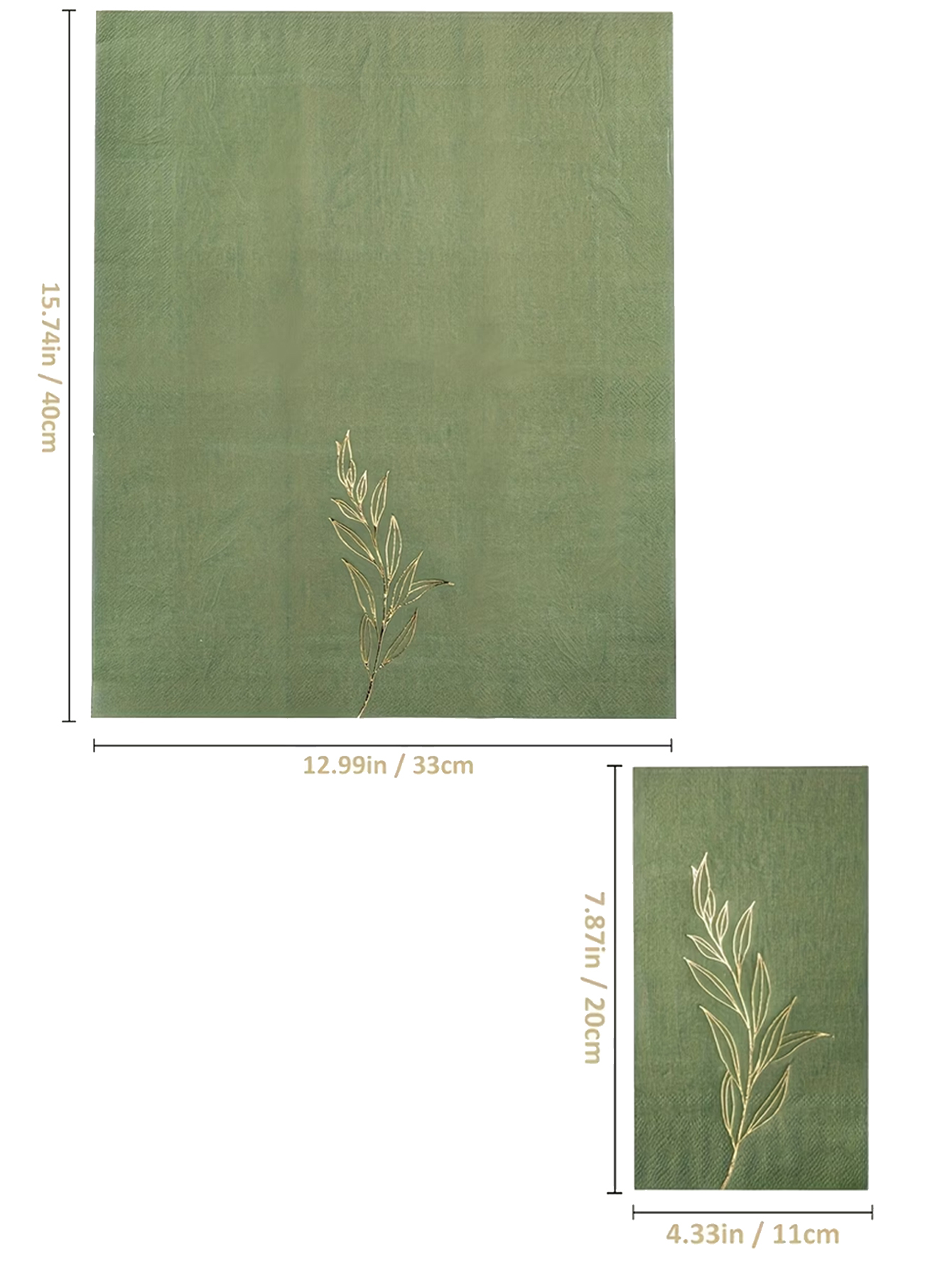 Green Gold Foil Leaves Disposa - огляд і ціна Gold Leaf Foil