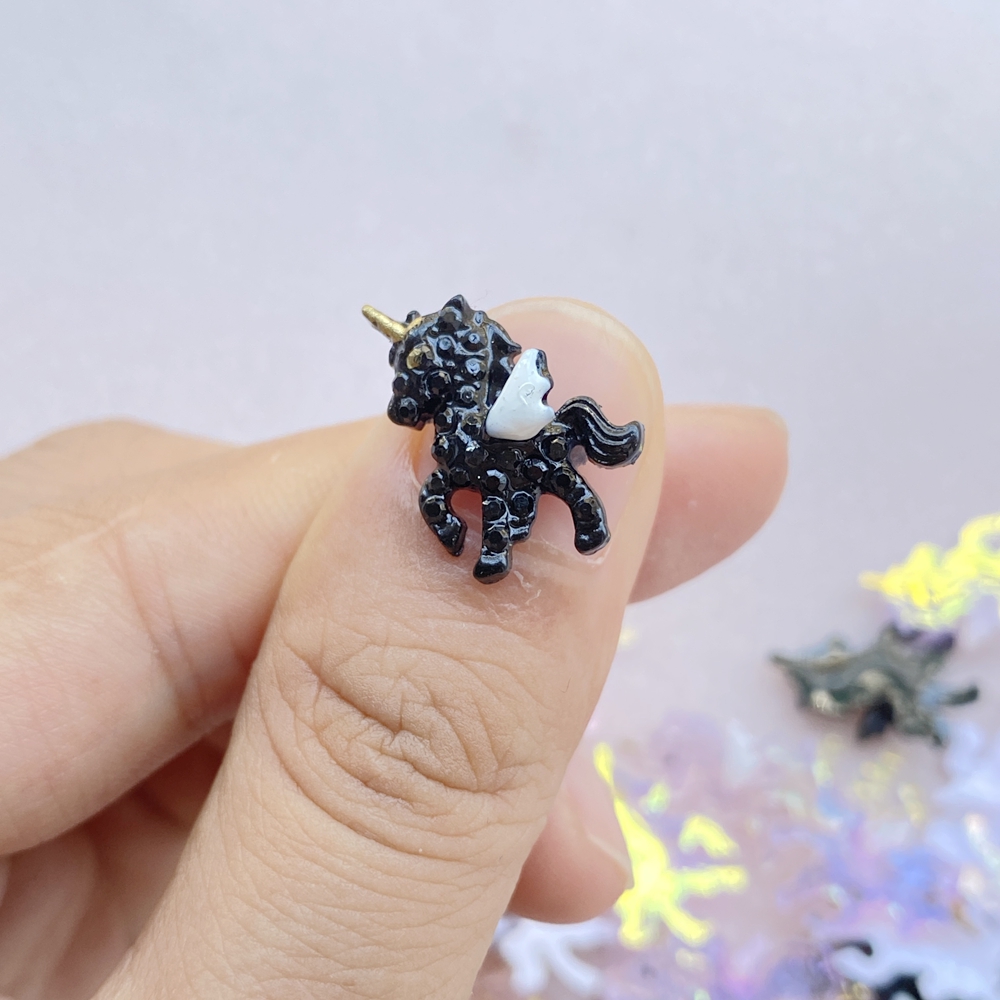 10Pcs Cute Mini Cartoon Unicor - огляд і ціна Resin Art Design For Wedding