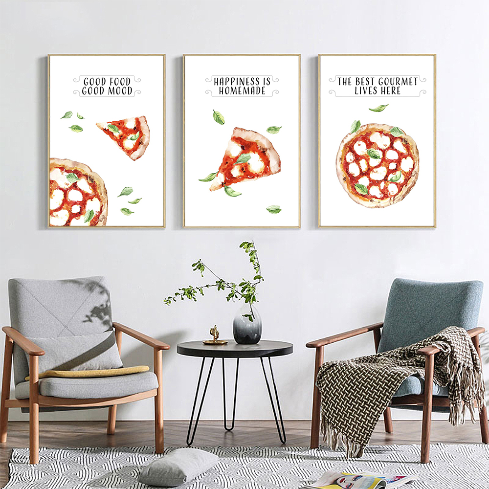Italian Pizza Watercolor Poste - огляд і ціна Resin Art Quotes