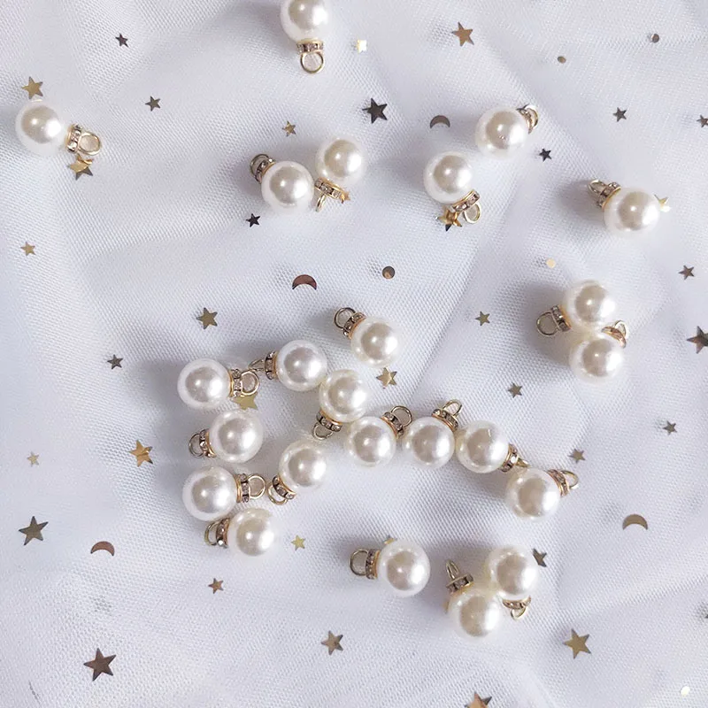 30Pcs Round Pearl Diamond Pend - огляд і ціна Resin Art Design For Wedding